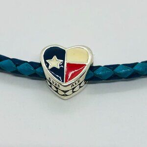 ✨✨Pandora State Of Texas Exclusive Flag Heart Charm